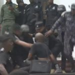 Students clash with police at UG