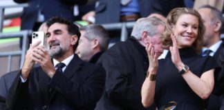 Newcastle chairman Yasir Al-Rumayyan and co-owner Amanda Staveley were at Wembley on Sunday as the Magpies lost to Manchester United in the Carabao Cup final