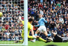 Foden's goal against Newcastle was his fourth in City's past three games