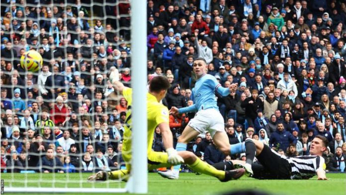 Foden's goal against Newcastle was his fourth in City's past three games