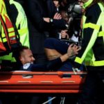 Neymar set to be out for the rest of the season with an ankle injury Neymar went over badly on his right ankle five minutes into the second half and was carried off on a stretcher in obvious pain