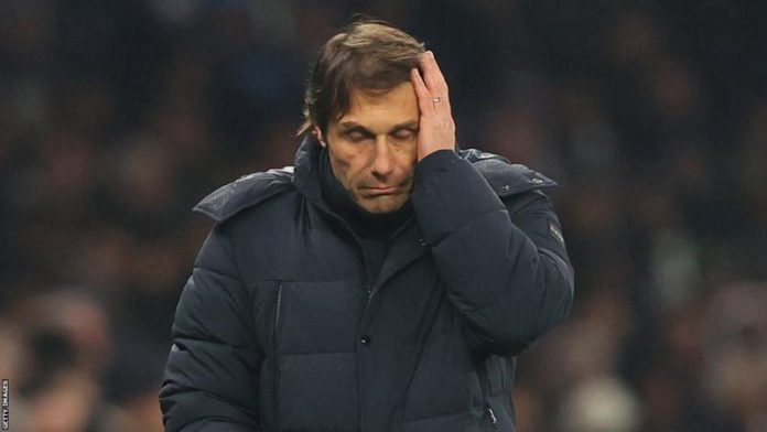 Conte had been Spurs manager since November 2021