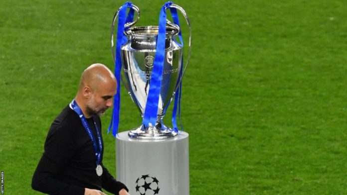 Manchester City made the Champions League final under Pep Guardiola in 2021 but were beaten by Premier League rivals Chelsea