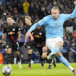 Erling Haaland is the third player to score five goals in a single Champions League game after Luiz Adriano in October 2014 (Shakhtar Donetsk vs BATE Borisov) and Lionel Messi in March 2012 (Barcelona v Bayer Leverkusen)