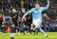 Erling Haaland is the third player to score five goals in a single Champions League game after Luiz Adriano in October 2014 (Shakhtar Donetsk vs BATE Borisov) and Lionel Messi in March 2012 (Barcelona v Bayer Leverkusen)