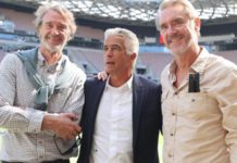 Sir Jim Ratcliffe (left) owns Ligue 1 club Nice