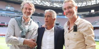Sir Jim Ratcliffe (left) owns Ligue 1 club Nice