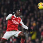 Nketiah limped off in his side's 4-0 win over Everton in March and has not appeared since