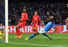 Victor Osimhen has scored 23 goals in 28 games for Napoli this season