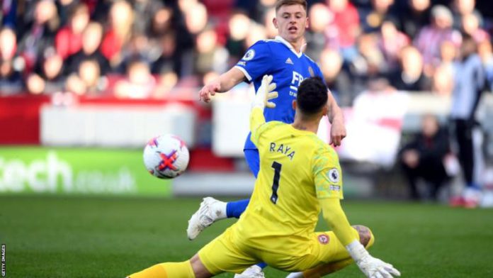 Harvey Barnes' goal was his ninth of the season