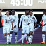 Karl Toko Ekambi opened the scoring just before half-time as Rennes shocked the Ligue 1 leaders