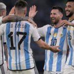 Seven-time Ballon d'Or winner Lionel Messi scored his first goal for Argentina in a 3-2 defeat to Croatia in March 2006