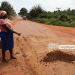 Ama Sabbath begs drivers for a token