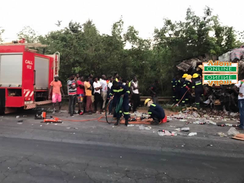 Four feared dead, others injured in gory accident on Techiman-Kumasi ...