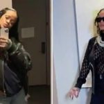 Rihanna's Oscar arrival outfit left her fan scratching their heads. Image: @badgirlriri