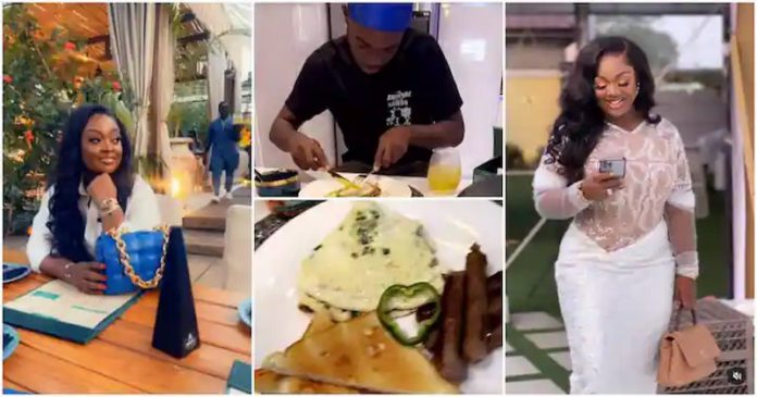 Jackie Appiah Cooks Breakfast For Her Son Photo Source: jackie.appiah Read more: https://yen.com.gh/entertainment/celebrities/230203-jackie-appiah-ghanaian-actress-cooks-breakfast-son-records-eats/