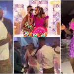 Ghanaian bride Dr Suzzy Sefa Boakye looks lovely in white and pink dresses.