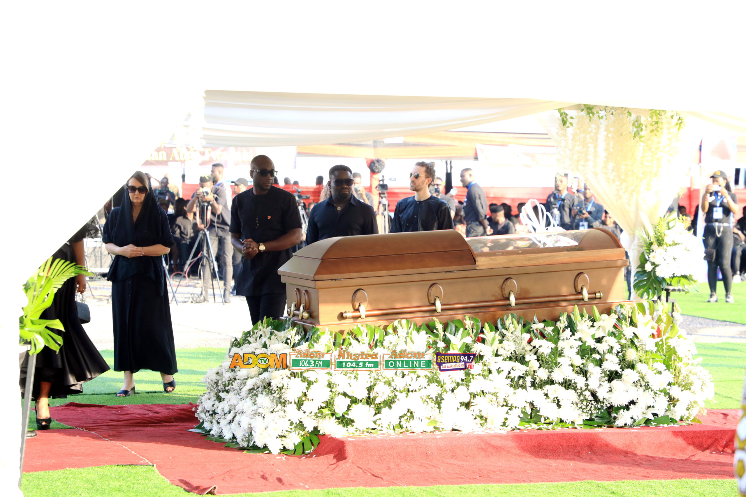 I'm with you - In-law mourns with Atsu's wife