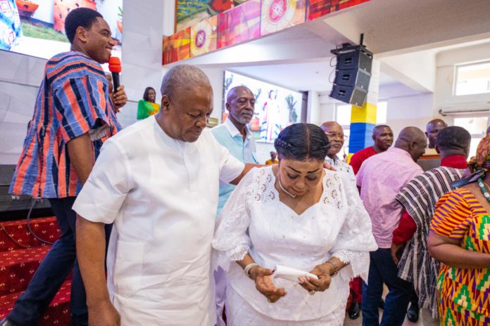 Mr and Mrs Mahama