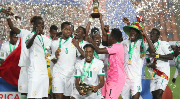 Senegal celebrate