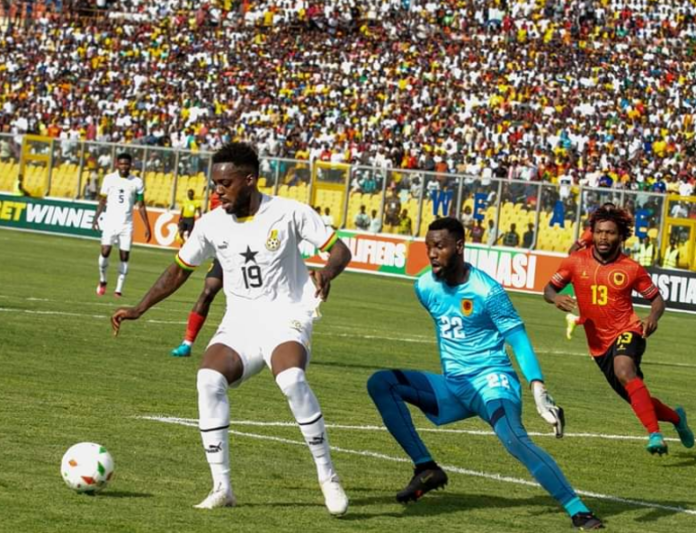 Inaki Williams against Angola Inaki Williams against Angola