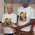 Couple go viral for rocking t-shirt to their church wedding