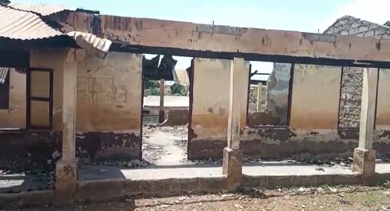 Bibiani Anglican JHS goes double-track after fire razed down classrooms