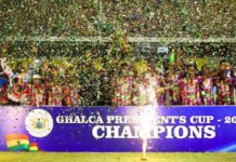 Hearts of Oak celebrate