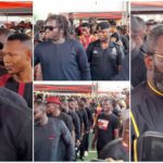 Asamoah Gyan, Sulley Muntari, Samuel Osei Kuffour, and a host of other ex-Ghana internationals commiserated with Christian Atsu's family. Photo credit: @sportsbriefcom