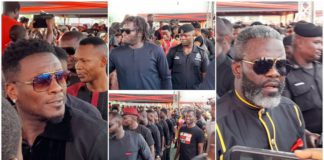 Asamoah Gyan, Sulley Muntari, Samuel Osei Kuffour, and a host of other ex-Ghana internationals commiserated with Christian Atsu's family. Photo credit: @sportsbriefcom
