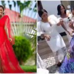 Ghanaian bride Christabel looking elegant in these photos. Source: @mzara.beauty