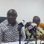 Former speaker of Parliament, Edward Doe Adjaho is chairman of the vetting committee, he announced the positions on the ballots to the media.