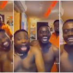 Brother Sammy danced with Lil Win in a video where they were both shirtless Photo source: @officiallilwin