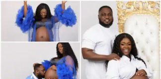 Ghanaian actress Tracey Boakye has announced the name of her newly born baby Photo source @zionfelixdotcom