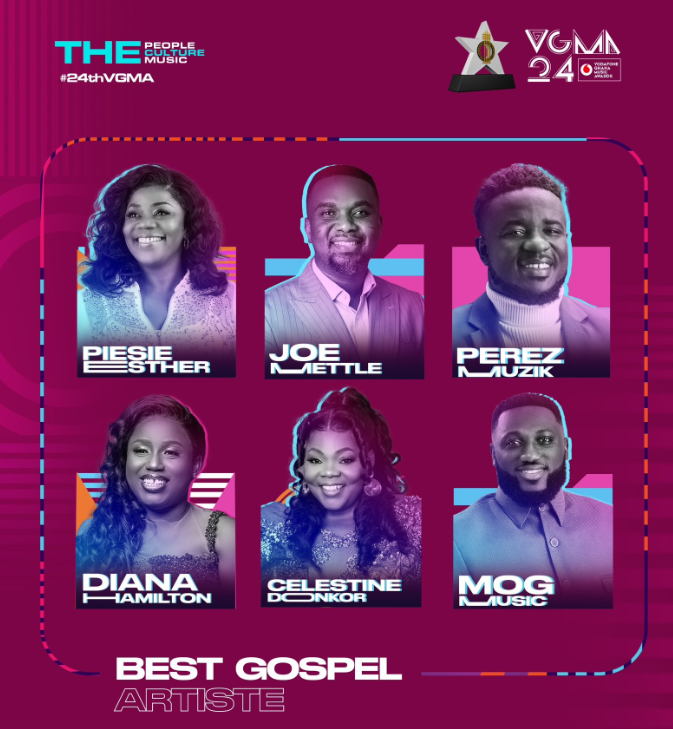 VGMA Nominees, compiled by Adomonline.com