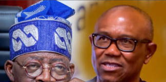 Bola Tinubu and Peter Obi