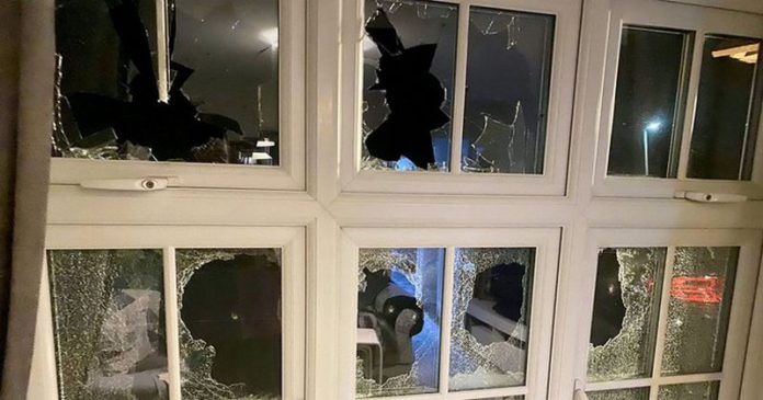 The family's problems were only just beginning following the August break-in (Image: Anthony Corkill / SWNS)
