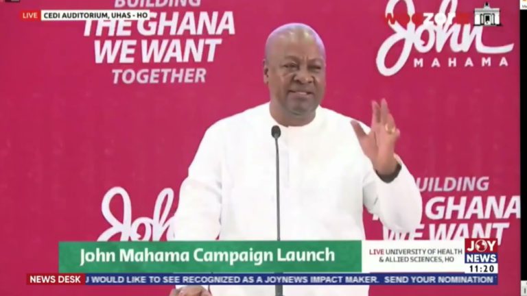 Mahama begins campaign tour of Ahafo Region