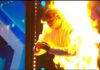 The final act on Sunday night caught a lot of heat after a man set himself on fire (Image: ITV)