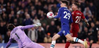 Kai Havertz had the ball in the net but the goal was ruled out after striking his arm