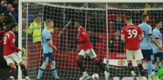 Marcus Rashford scored his 28th goal for Manchester United in all competitions this season