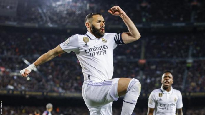 Karim Benzema's second hat-trick in two games sent Real Madrid into the Copa del Rey final