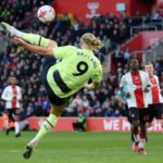 Erling Haaland has reached 30 Premier League goals quicker than any player in the competition's history