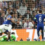 Real Madrid had eight attempts on target in the first half at the Bernabeu