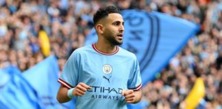 Riyad Mahrez scored the first ever FA Cup semi-final hat-trick at Wembley and the first in the semi-finals of the competition since Manchester United's Alex Dawson in 1958