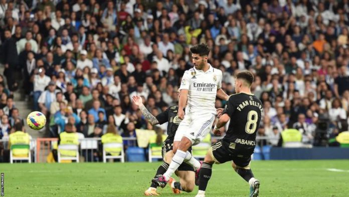 Marco Asensio has scored eight goals for Real Madrid in 2023 in all competitions, more than any other Spanish player from the top five European leagues