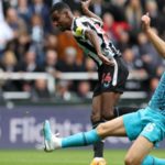 Alexander Isak took his tally to 10 goals this season