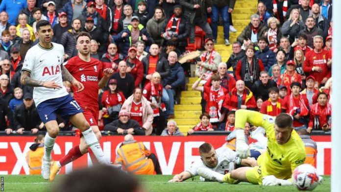 Diogo Jota's winner came less than two minutes after Richarlison's equaliser