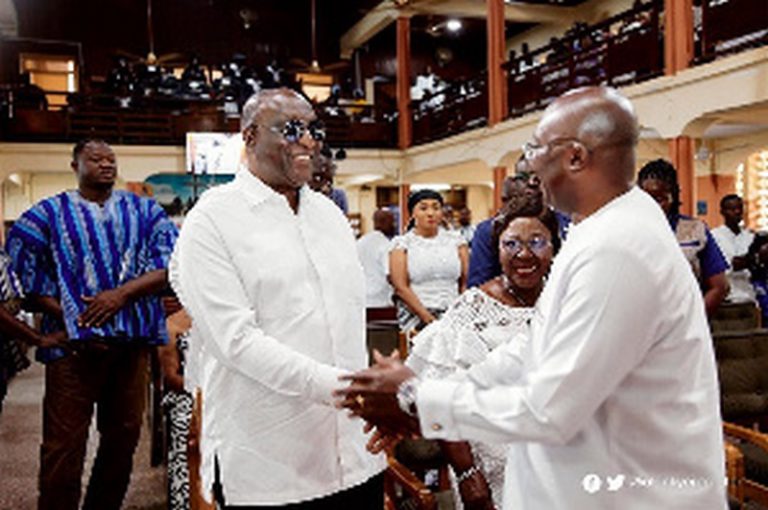 See what happened when Alan met Bawumia in church