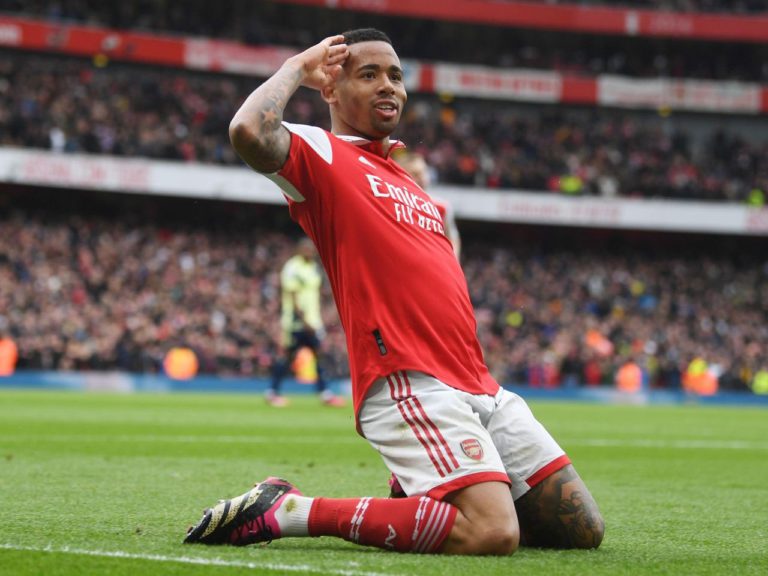 PL: Jesus scores twice as Arsenal beat Leeds to restore eight point lead